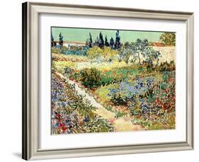 The Garden at Arles, 1888-Vincent van Gogh-Framed Giclee Print