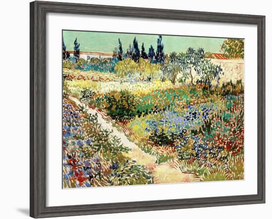 The Garden at Arles, 1888-Vincent van Gogh-Framed Giclee Print