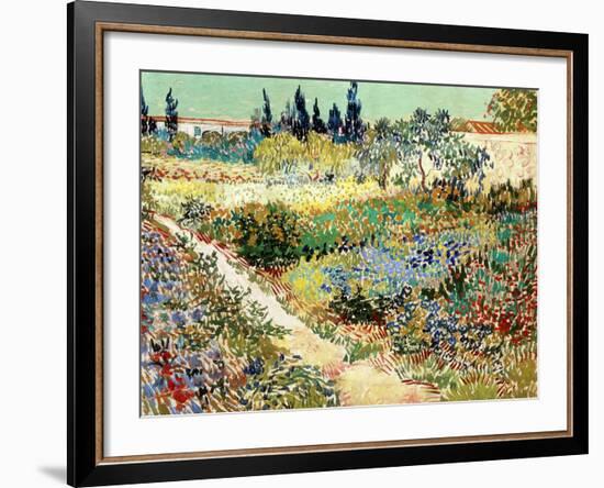 The Garden at Arles, 1888-Vincent van Gogh-Framed Giclee Print