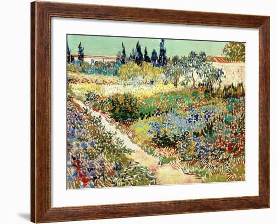 The Garden at Arles, 1888-Vincent van Gogh-Framed Giclee Print