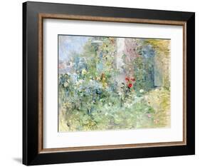 The Garden at Bougival, 1884-Berthe Morisot-Framed Premium Giclee Print