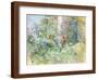 The Garden at Bougival, 1884-Berthe Morisot-Framed Premium Giclee Print