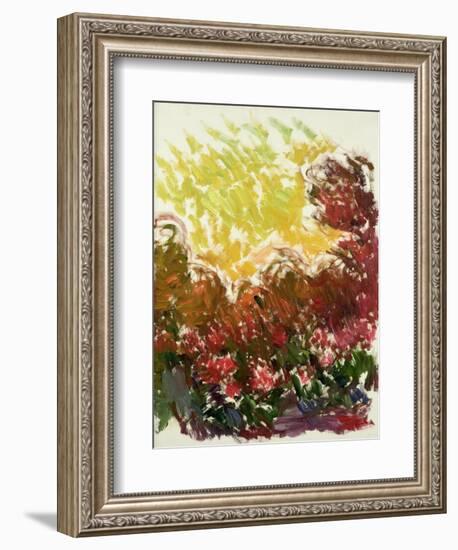 The Garden at Giverny, 1922-26-Claude Monet-Framed Giclee Print