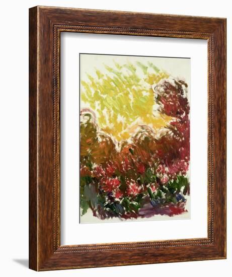 The Garden at Giverny, 1922-26-Claude Monet-Framed Giclee Print