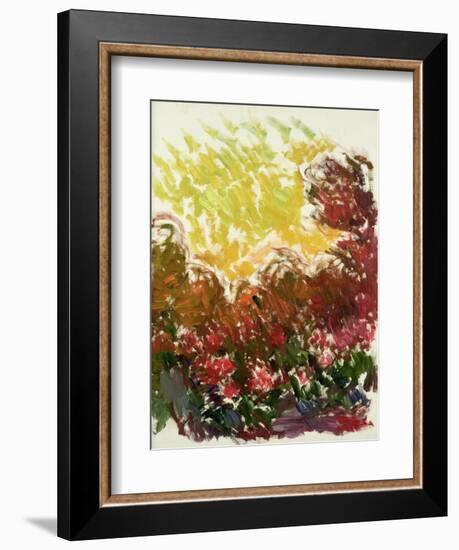 The Garden at Giverny, 1922-26-Claude Monet-Framed Giclee Print