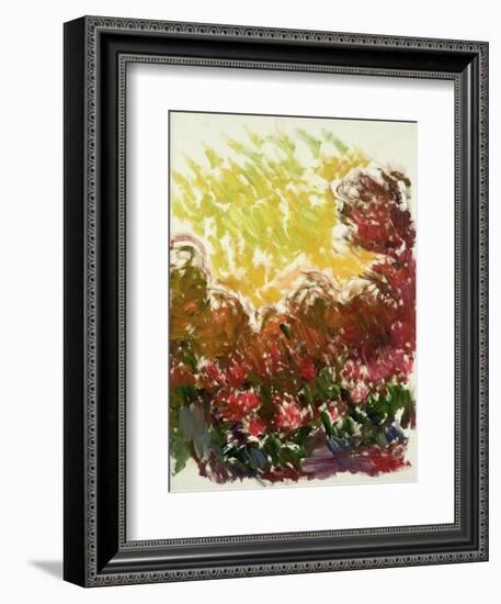 The Garden at Giverny, 1922-26-Claude Monet-Framed Giclee Print