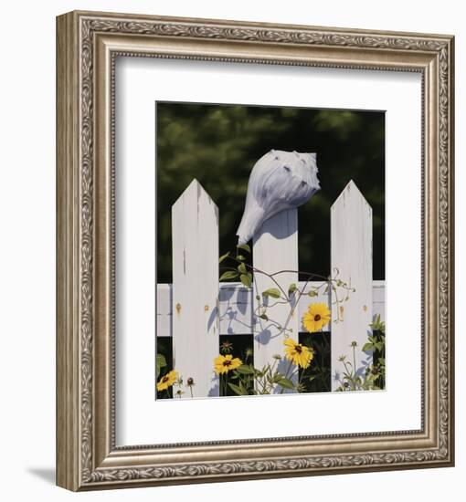 The Garden by the Sea-Jack Saylor-Framed Art Print