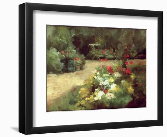 The Garden, c.1878-Gustave Caillebotte-Framed Giclee Print