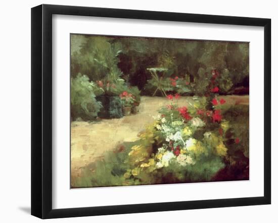 The Garden, c.1878-Gustave Caillebotte-Framed Giclee Print