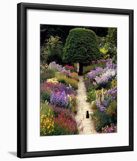 The Garden Cat-Greg Gawlowski-Framed Art Print