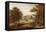 The Garden Front, Beaufront Castle, 1845-John Wilson Carmichael-Framed Premier Image Canvas