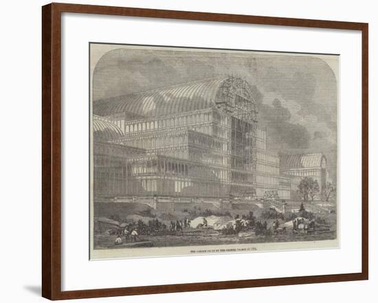 The Garden Front of the Crystal Palace of 1854-null-Framed Giclee Print