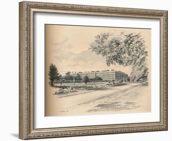 The Garden Fronts of Hampton Court Palace, 1902-Thomas Robert Way-Framed Giclee Print