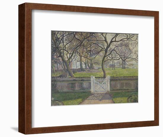 The Garden Gate, Epping, 1894-Lucien Pissarro-Framed Giclee Print