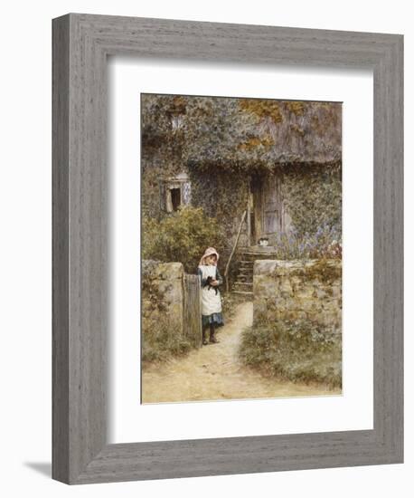 The Garden Gate-Helen Allingham-Framed Giclee Print