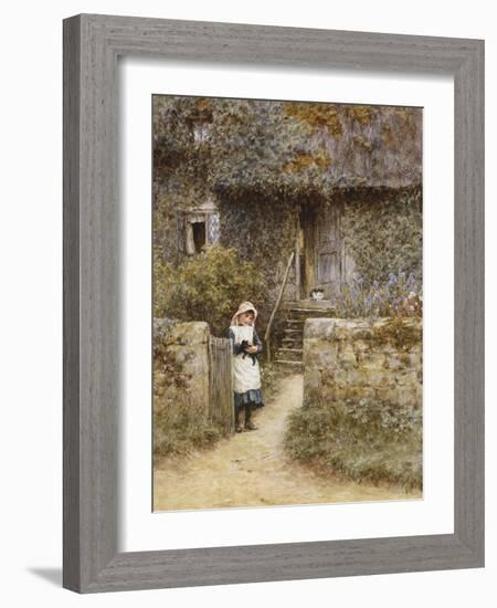 The Garden Gate-Helen Allingham-Framed Giclee Print