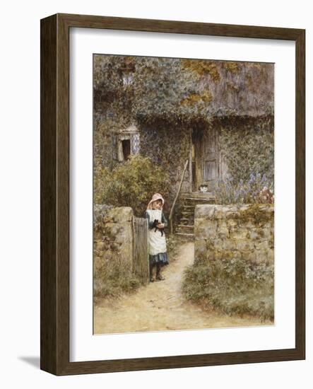 The Garden Gate-Helen Allingham-Framed Giclee Print