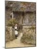 The Garden Gate-Helen Allingham-Mounted Giclee Print