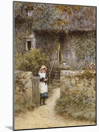 The Garden Gate-Helen Allingham-Mounted Giclee Print