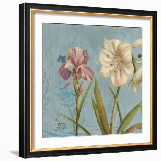 The Garden in Blue I-Patricia Pinto-Framed Art Print