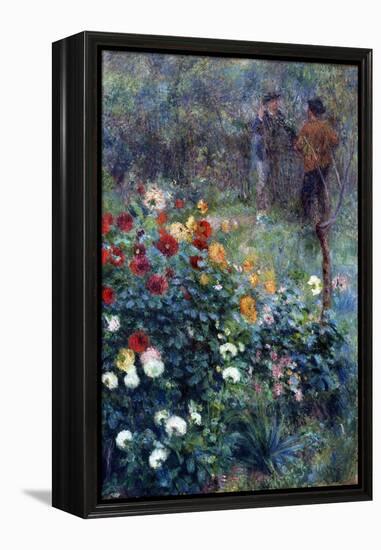 The Garden in the Rue Cortot, Montmartre - Pierre Auguste Renoir (1841-1919). Oil on Canvas, 1876.-Pierre Auguste Renoir-Framed Premier Image Canvas