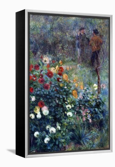 The Garden in the Rue Cortot, Montmartre - Pierre Auguste Renoir (1841-1919). Oil on Canvas, 1876.-Pierre Auguste Renoir-Framed Premier Image Canvas