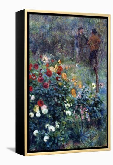 The Garden in the Rue Cortot, Montmartre - Pierre Auguste Renoir (1841-1919). Oil on Canvas, 1876.-Pierre Auguste Renoir-Framed Premier Image Canvas