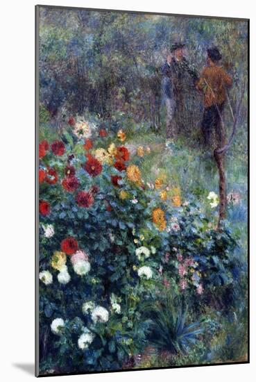 The Garden in the Rue Cortot, Montmartre - Pierre Auguste Renoir (1841-1919). Oil on Canvas, 1876.-Pierre Auguste Renoir-Mounted Giclee Print