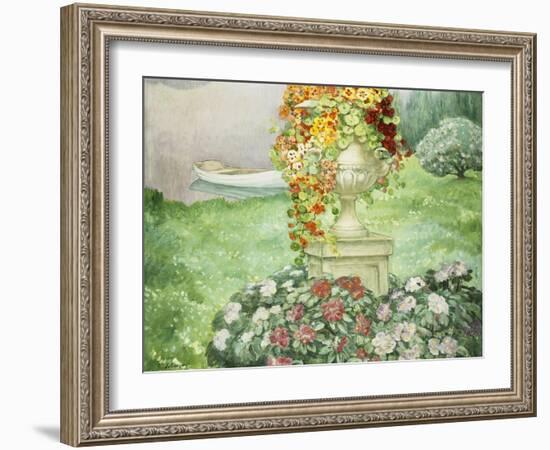 The Garden; Le Jardin, C.1913-Henri Lebasque-Framed Giclee Print