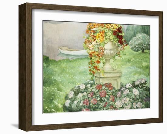 The Garden; Le Jardin, C.1913-Henri Lebasque-Framed Giclee Print