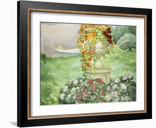 The Garden; Le Jardin, C.1913-Henri Lebasque-Framed Giclee Print