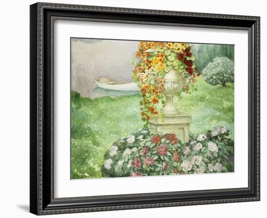 The Garden; Le Jardin, C.1913-Henri Lebasque-Framed Giclee Print