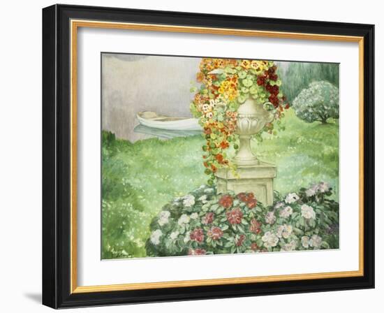 The Garden; Le Jardin, C.1913-Henri Lebasque-Framed Giclee Print