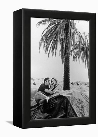 The Garden of Allah by Richard Boleslawski with Charles Boyer, Marlene Dietrich, 1936-null-Framed Stretched Canvas