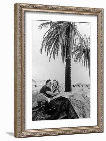 The Garden of Allah by Richard Boleslawski with Charles Boyer, Marlene Dietrich, 1936-null-Framed Photo