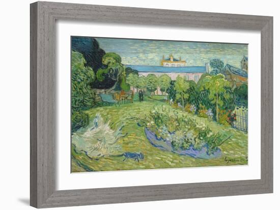 The Garden of Daubigny, 1890-Vincent van Gogh-Framed Giclee Print