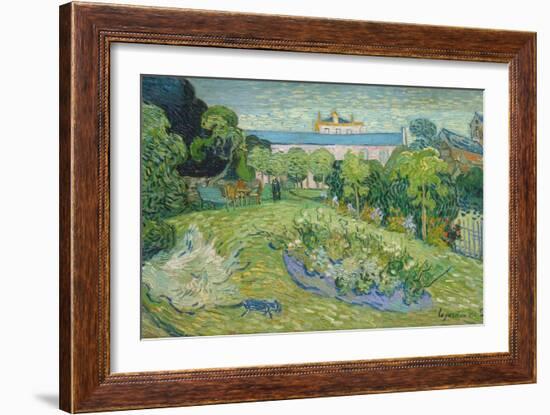 The Garden of Daubigny, 1890-Vincent van Gogh-Framed Giclee Print