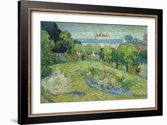 The Garden of Daubigny, 1890-Vincent van Gogh-Framed Giclee Print