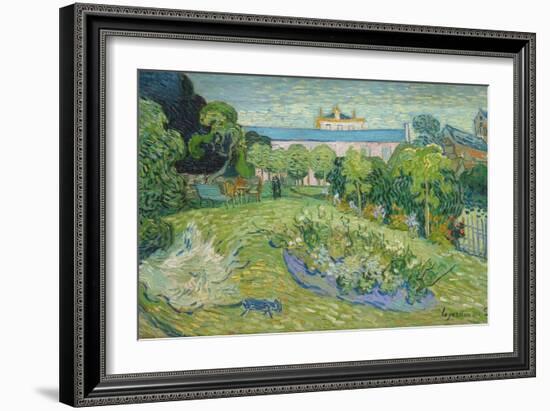 The Garden of Daubigny, 1890-Vincent van Gogh-Framed Giclee Print