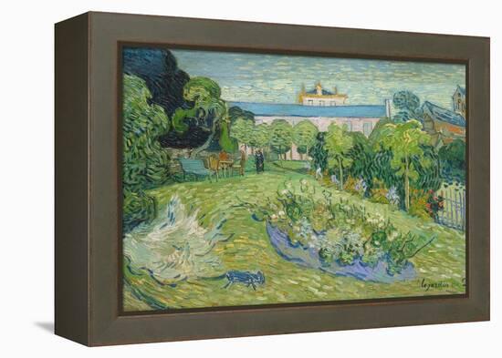 The Garden of Daubigny, 1890-Vincent van Gogh-Framed Premier Image Canvas