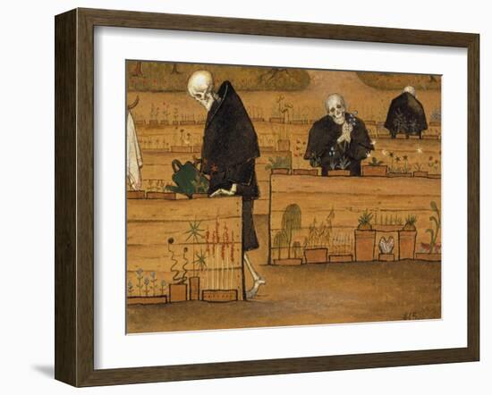 The Garden of Death-Hugo Simberg-Framed Giclee Print