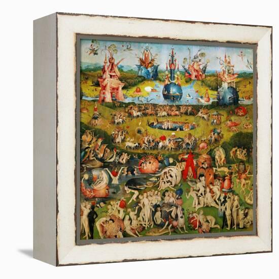 The Garden of Delights, Triptych, Center Panel-Hieronymus Bosch-Framed Premier Image Canvas