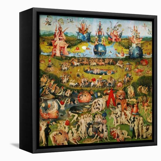 The Garden of Delights, Triptych, Center Panel-Hieronymus Bosch-Framed Premier Image Canvas