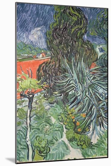 The Garden of Doctor Gachet at Auvers-Sur-Oise, 1890-Vincent van Gogh-Mounted Giclee Print