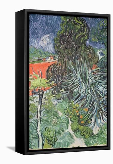 The Garden of Doctor Gachet at Auvers-Sur-Oise, 1890-Vincent van Gogh-Framed Premier Image Canvas