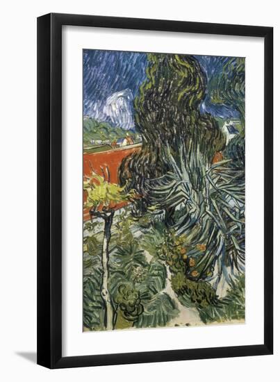 The Garden of Doctor Gachet at Auvers-Sur-Oise (Le Jardin Du Docteur-Vincent van Gogh-Framed Art Print