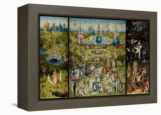 The Garden of Earthly Delights, 1490-1500-Hieronymus Bosch-Framed Premier Image Canvas