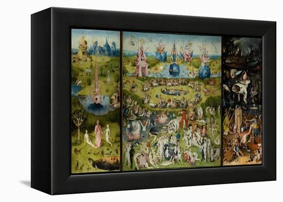 The Garden of Earthly Delights, 1490-1500-Hieronymus Bosch-Framed Premier Image Canvas