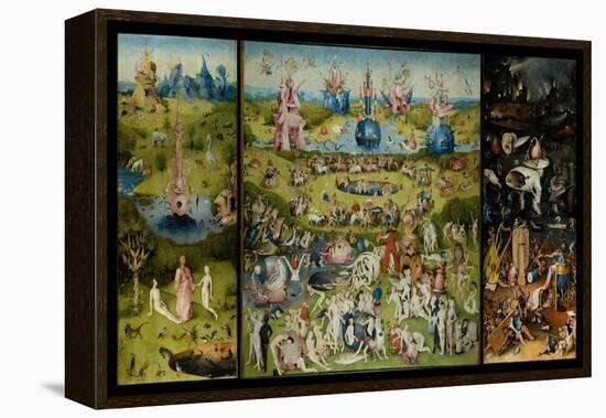 The Garden of Earthly Delights, 1490-1500-Hieronymus Bosch-Framed Premier Image Canvas