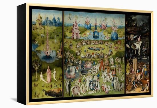 The Garden of Earthly Delights, 1490-1500-Hieronymus Bosch-Framed Premier Image Canvas